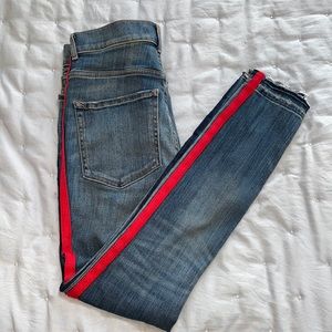 Express ankle jeggings jeans size 4R high rise